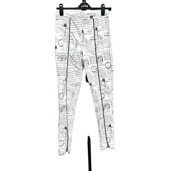 Joseph Ribkoff Women’s White & Black Skinny Pants Size 8